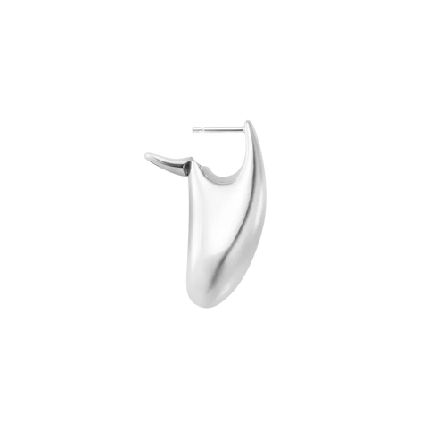 Georg Jensen Reflect Sterling Silver Large Earrings Pair