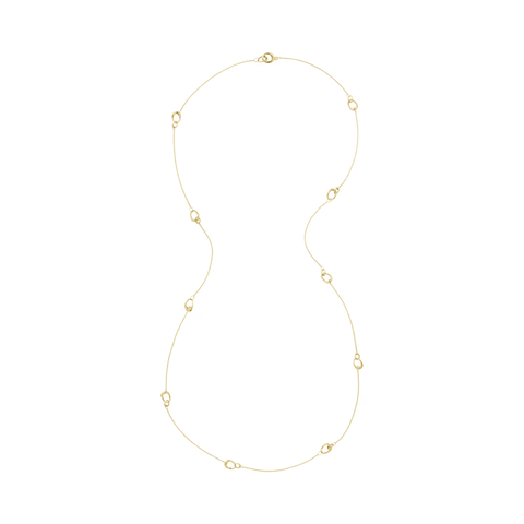 Georg Jensen Offspring 18ct Yellow Gold Sautoir Necklace