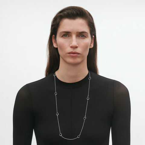 Georg Jensen Offspring Sterling Silver Sautoir Necklace