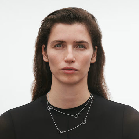 Georg Jensen Offspring Sterling Silver Sautoir Necklace