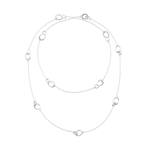 Georg Jensen Offspring Sterling Silver Sautoir Necklace