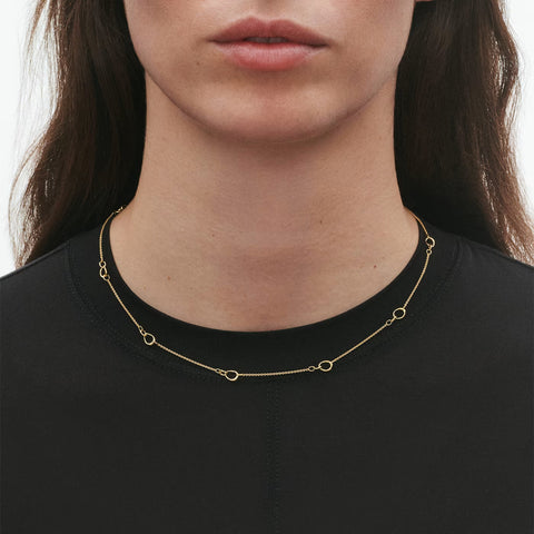 Georg Jensen Offspring 18ct Yellow Gold Necklace