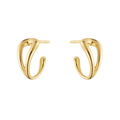 Georg Jensen Mercy 18ct Yellow Gold Hoop Earrings