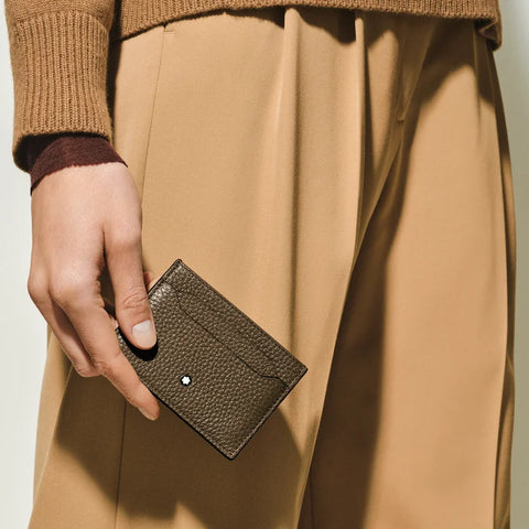 Montblanc Chestnut Brown 5cc Card Holder