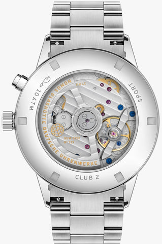 Nomos Glashutte Club Sport Neomatik Worldtimer Blue Sapphire Crystal Watch Pre-Order