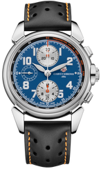 Cuervoy y Sobrinos Chronograph Aga Blue Classic Watch 3141.1AB