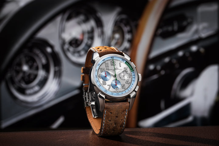 Cuervo y Sobrinos Chronograph Historiador Nino Farina Limited Edition Watch