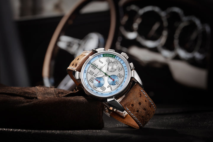 Cuervo y Sobrinos Chronograph Historiador Nino Farina Limited Edition Watch