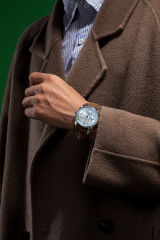 Cuervo y Sobrinos Chronograph Historiador Nino Farina Limited Edition Watch