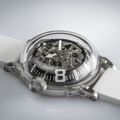 U-Boat U-65 Auto SS White Watch