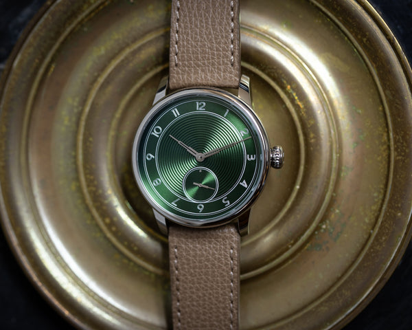Louis Erard Louis Erard x The Horophile La Petite Seconde Metropolis Green Watch