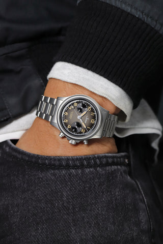 Sinn 356 Pilot Classic AS E H-Link Bracelet Watch