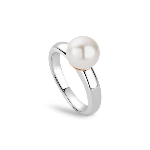 Clogau Beachcomber Sterling Silver Pearl Ring