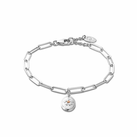 Clogau Sterling Silver Forget Me Not Bracelet