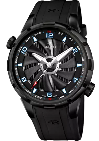 Perrelet Watch Turbine Yacht Diver Black A1088/4