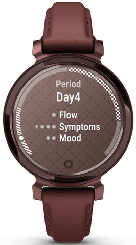 Garmin Lily 2 Classic Dark Bronze & Mulberry Leather Watch