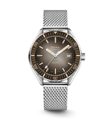 Doxa Sub 200 II Sharkhunter Vintage Grey Bezel Bracelet Watch