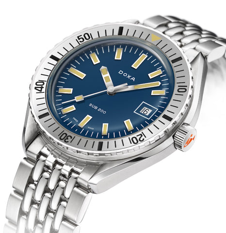 Doxa Sub 200 Caribbean Stainless Steel Bracelet Watch