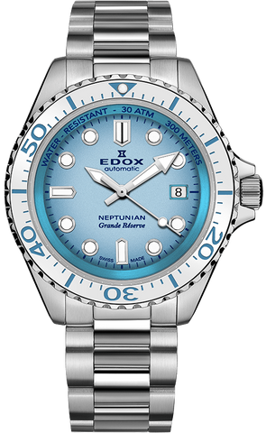 Edox Watch Neptunian Bracelet Mens 80801 3BBUM BUCDN