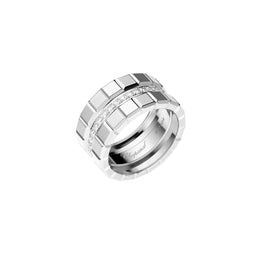 Chopard Ice Cube 18ct White Gold Diamond Double Wide Ring 827004-1037