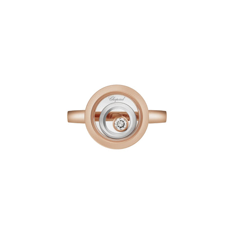 Chopard Happy Spirit 18ct Rose Gold 0.09ct Diamond Ring