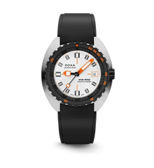 Doxa SUB 300 Beta Ceramic Steel Searambler Rubber Black Watch