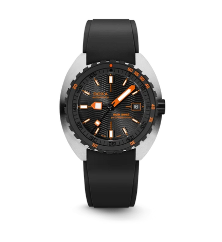 Doxa SUB 300 Beta Ceramic Steel Professional Rubber Black Watch product image