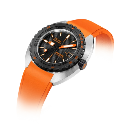 Doxa SUB 300 Beta Ceramic Steel Professional Rubber Orange Watch product image