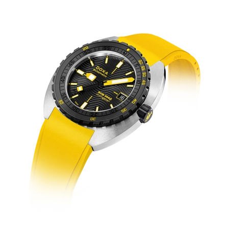 Doxa SUB 300 Beta Ceramic Steel Divingstar Rubber Yellow Watch product image