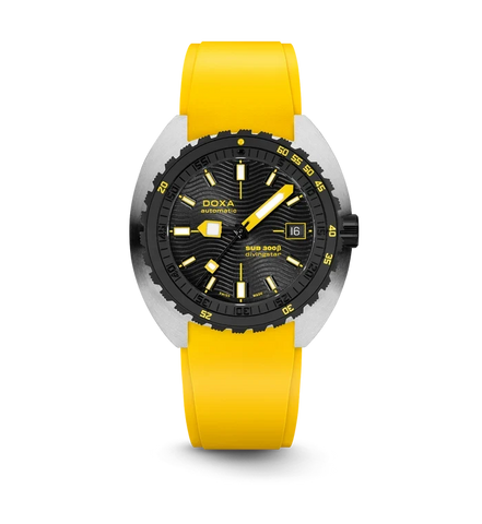 Doxa SUB 300 Beta Ceramic Steel Divingstar Rubber Yellow Watch product image
