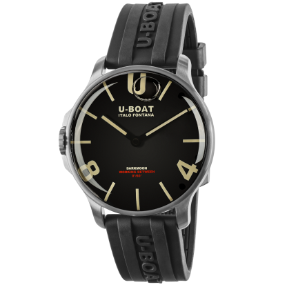 U-Boat Darkmoon Black SS Watch