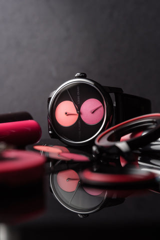 Louis Erard Le Regulateur x Sylvie Fleury Palette of Shadows Limited Edition Watch