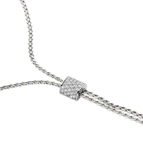 Fope 18ct White Gold 0.48ct Diamond Aria Necklace