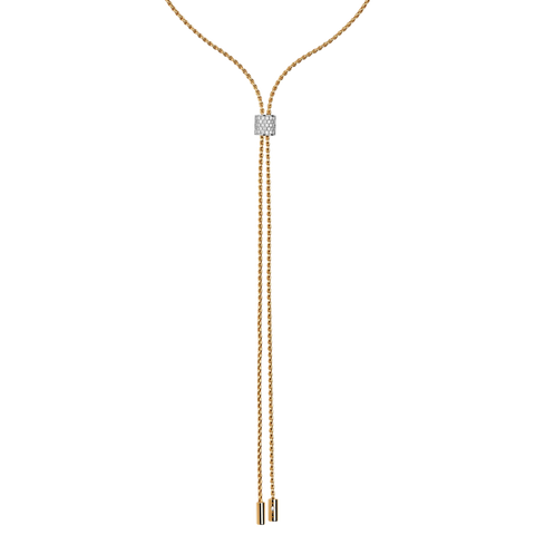Fope 18ct Yellow Gold 0.48ct Diamond Aria Necklace