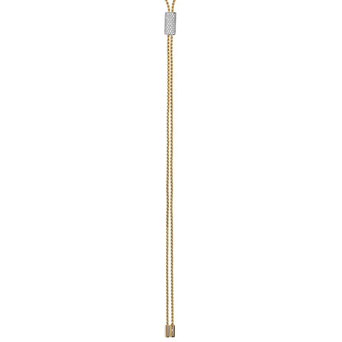 Fope 18ct Yellow Gold 1.06ct Diamond Aria Lariat Necklace