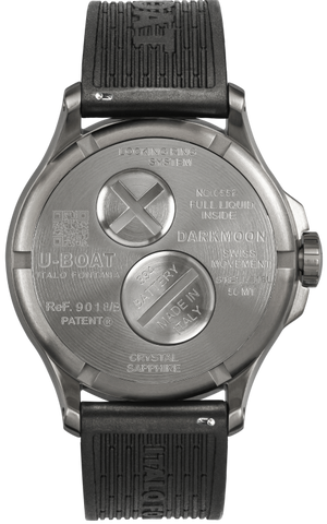 U-Boat Darkmoon Black SS Watch