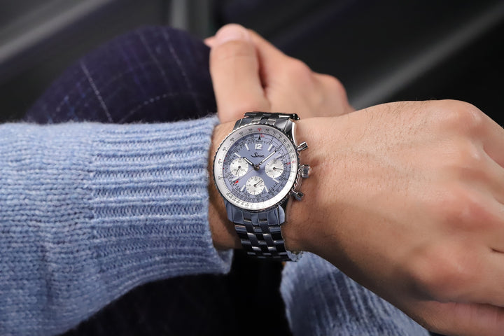 Sinn 903 St HB Navigation Light Blue Limited Edition Set Watch D