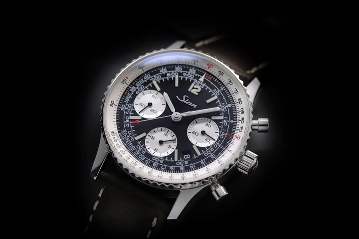 Sinn 903 St II Navigation Vintage Leather Watch