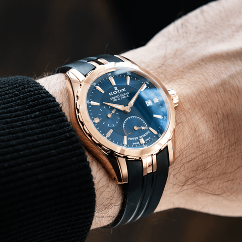 Edox Grand Ocean Power Reserve Small Second Watch