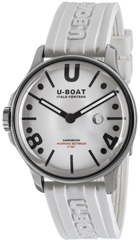 U-Boat Watch Darkmoon 44 White BK Curve SS 9542/A