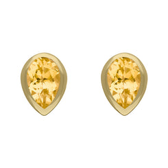 9ct-yellow-gold-sterling-silver-citrine-stepping-stones-pear-stud-earrings-e1294