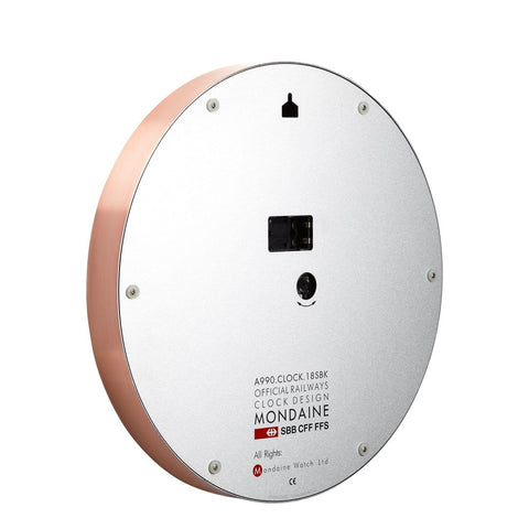 Mondaine Copper Wall Clock