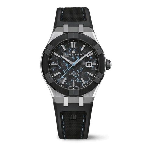 Maurice Lacroix Aikon-Ic Frozen Carbon Sky Blue Watch