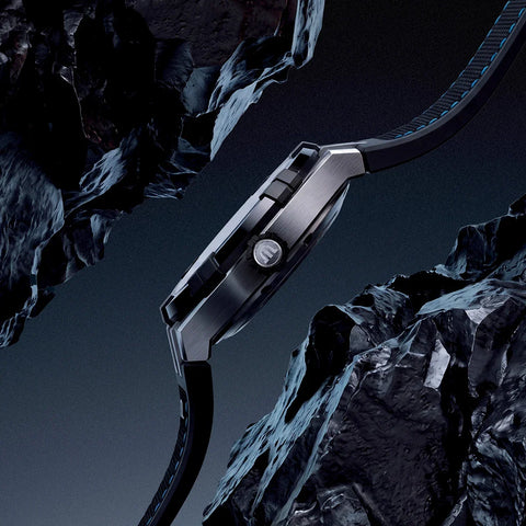 Maurice Lacroix Aikon-Ic Frozen Carbon Sky Blue Watch