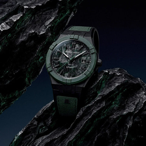Maurice Lacroix Aikon-Ic Frozen Carbon Green Watch