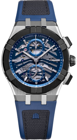 Maurice Lacroix Aikonic Chronograph Skeleton Watch AC8018-SSL20-030-4