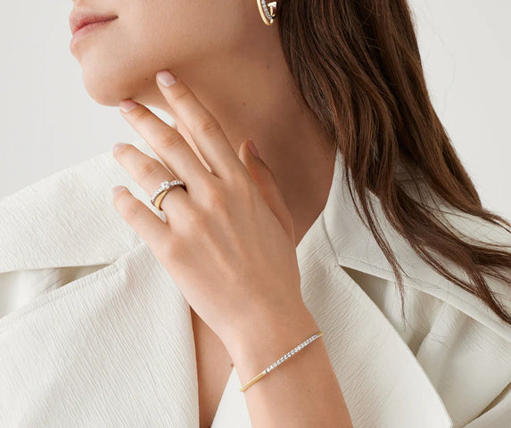 Marco Bicego Masai 18ct Yellow Gold Double-Band Coil 0.82ct Diamond Ring