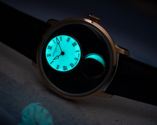 Arnold & Son Luna Magna Meteorite Red Gold Limited Edition Watch