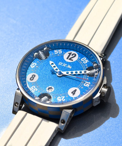 B.R.M. Watches Racing V6-44-SA ColorDrive Blue Watch