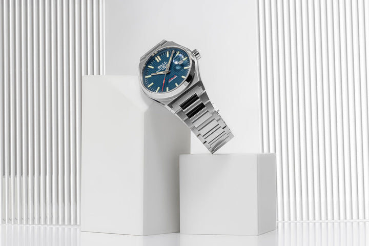 Ball Watch Company Roadmaster Perseverer 40mm Blue Watch with steel bracelet, steel case
